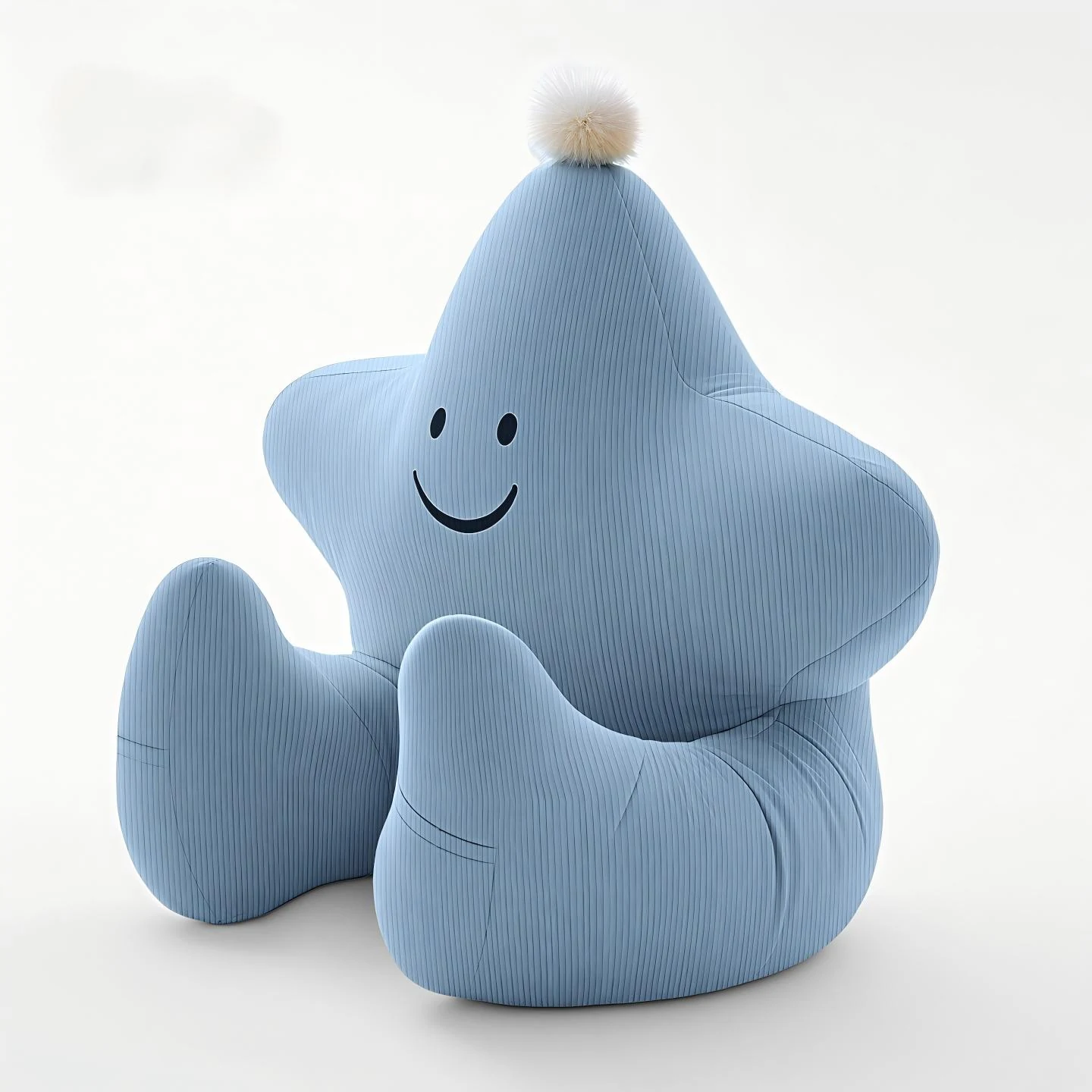 Blue Star Character Pillow
