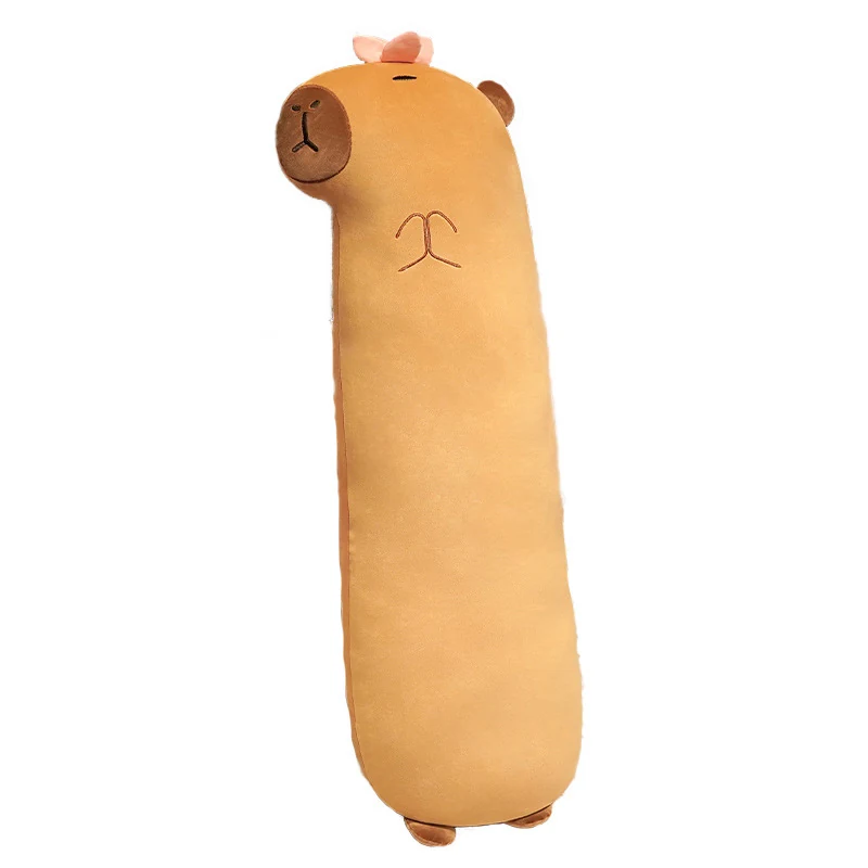 Caramel Bear Bolster Pillow