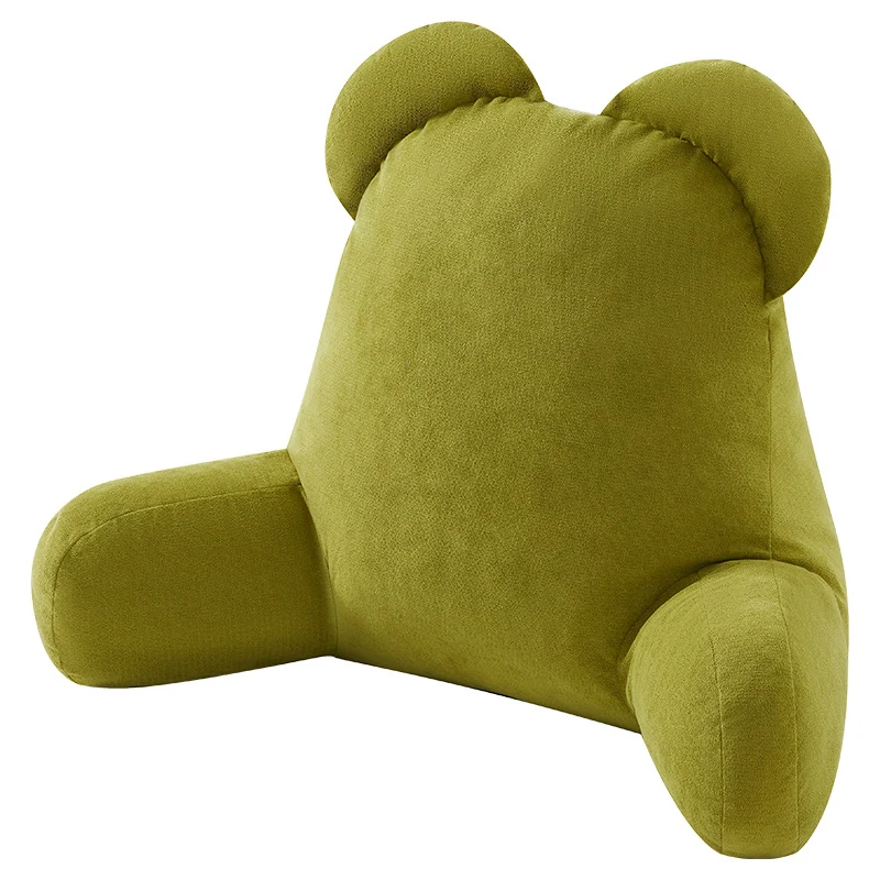 Green Bear Backrest Pillow