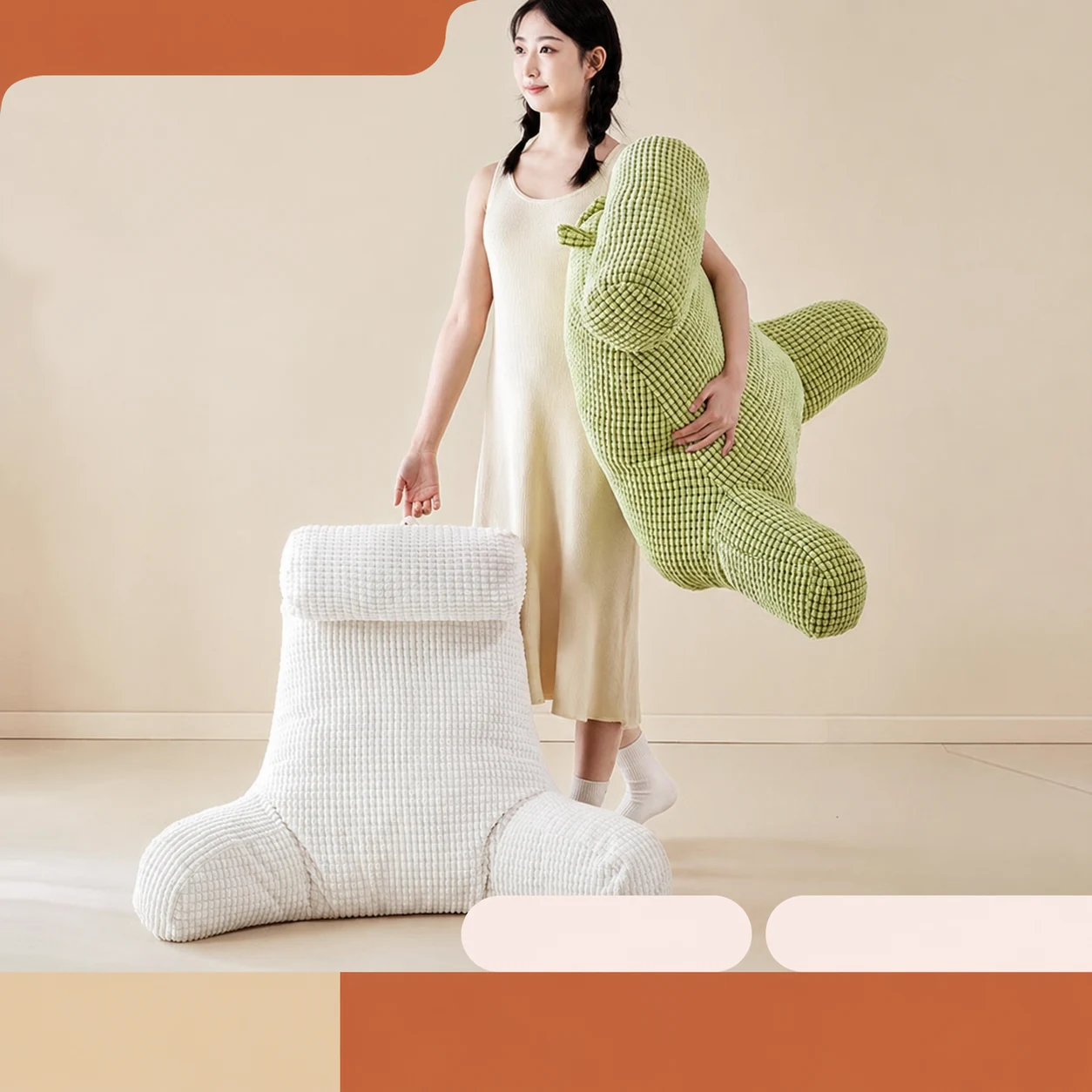 Plush Character Lounge Pillow