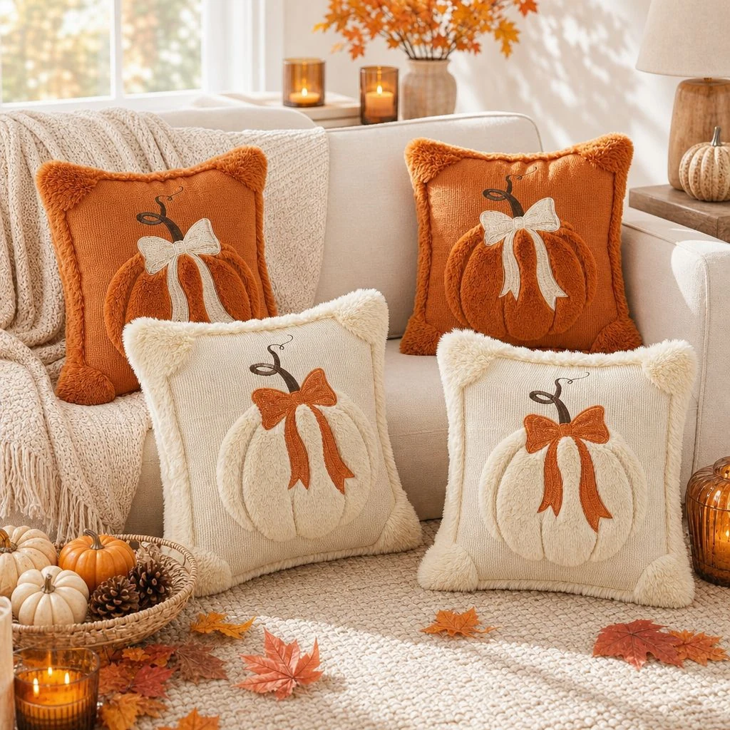 Pumpkin Harvest Pillow Cover Set