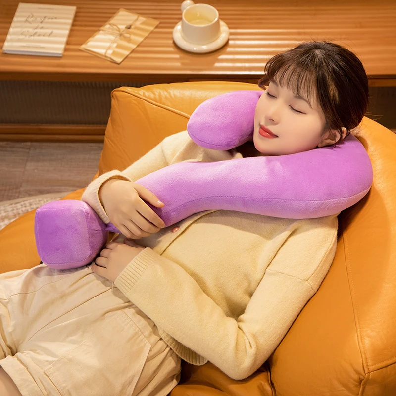 Purple U Shaped Neck Pillow