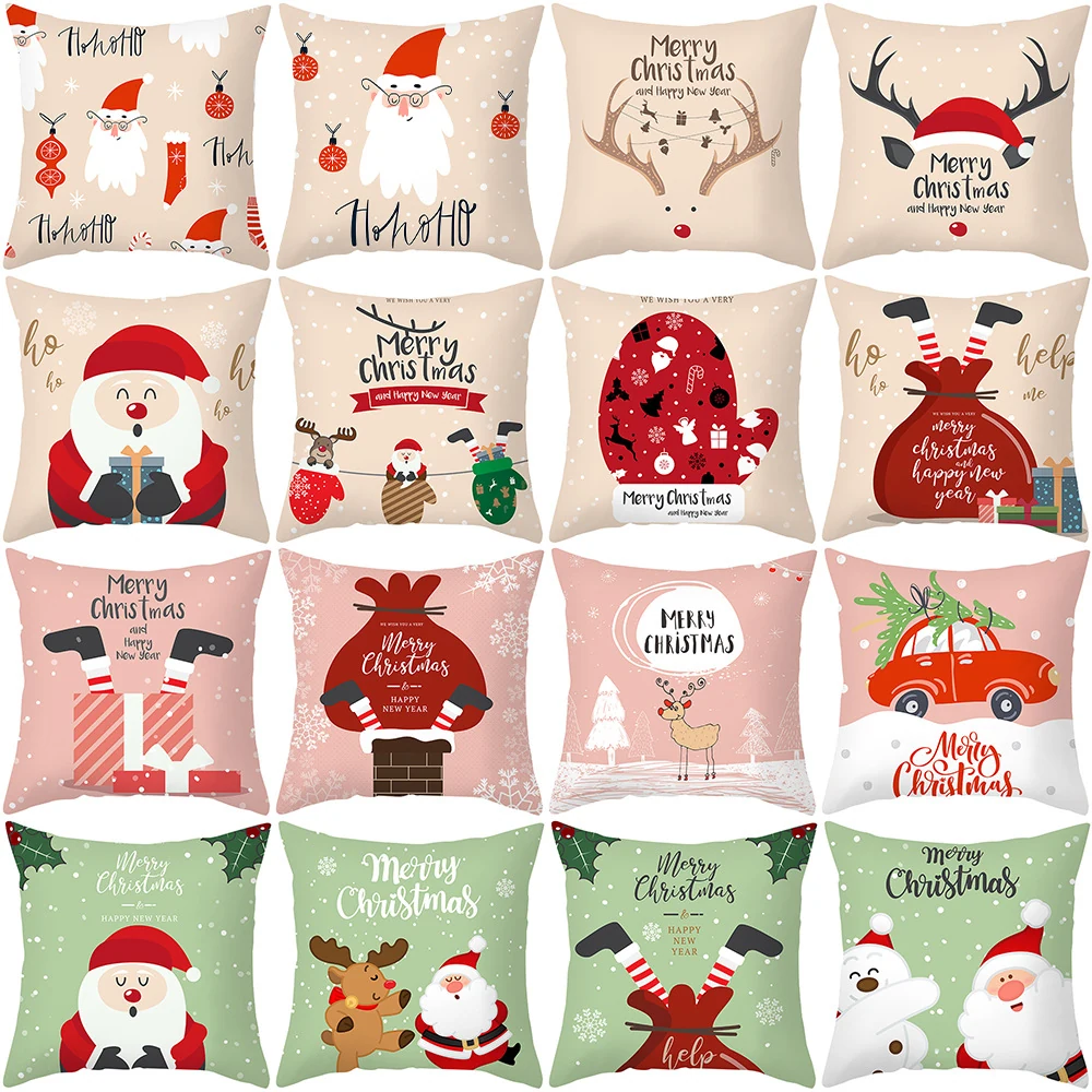 Santa Holiday Pillow Cover Assortment