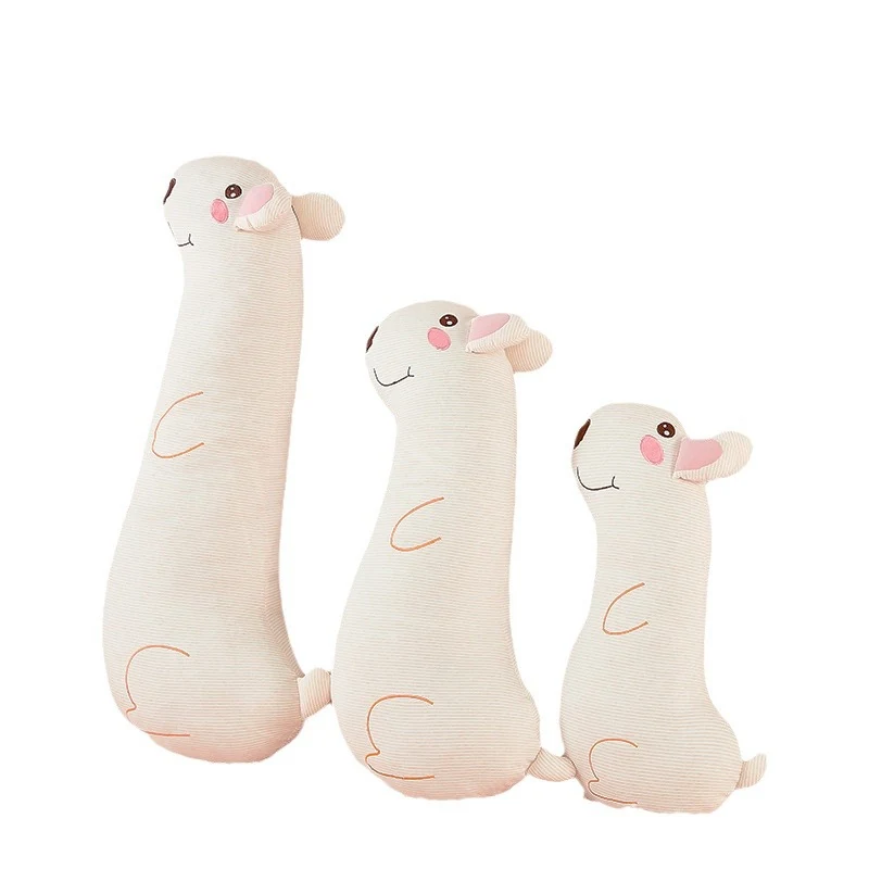 White Alpaca Plush Pillow Set