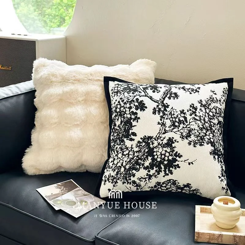White Tufted Pillow Cover Set