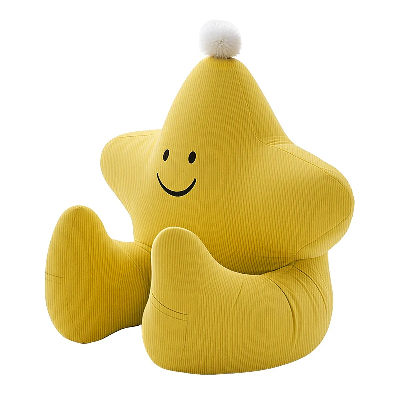 Yellow Star Character Pillow